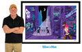 Hosier Lane Melbourne art print framed on wall showing street art scene